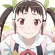 Tears in her eyes, Hachikuji goes in for the final goodbye...